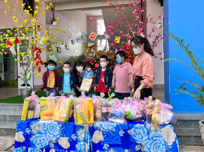 Góc học tập sáng tạo của Trường Mầm non Hàng Gòn