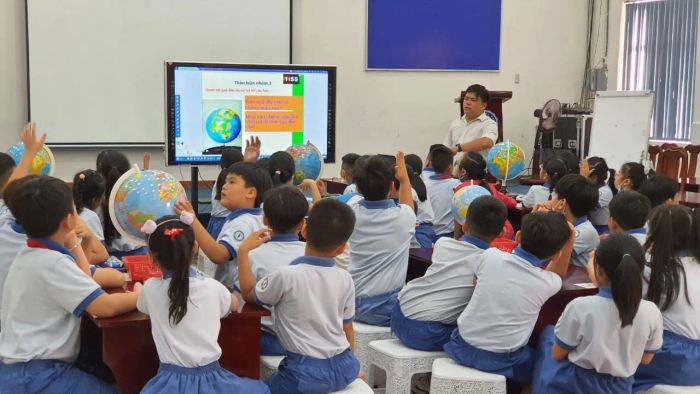 Góc nhìn mới về cơ sở vật chất hiện đại của Trường Tiểu học Trần Hưng Đạo
