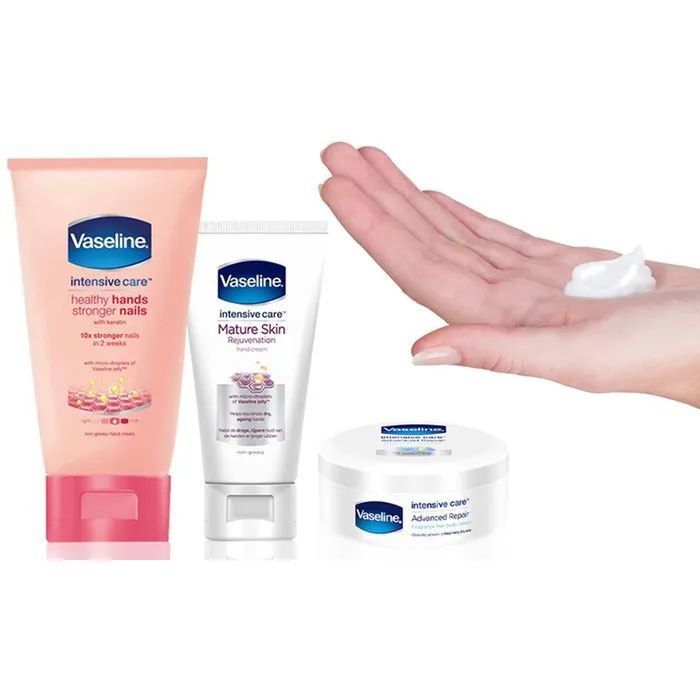 Hình ảnh thực tế kem dưỡng tay Vaseline Intensive Care