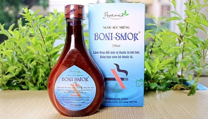 Hình ảnh thực tế Boni-Smok - Nước súc miệng cai thuốc lá