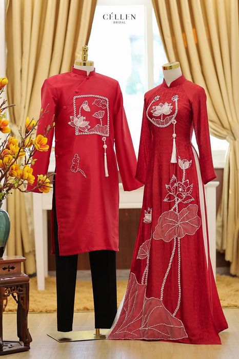 Những mẫu áo dài cưới tinh tế tại Céllen Bridal