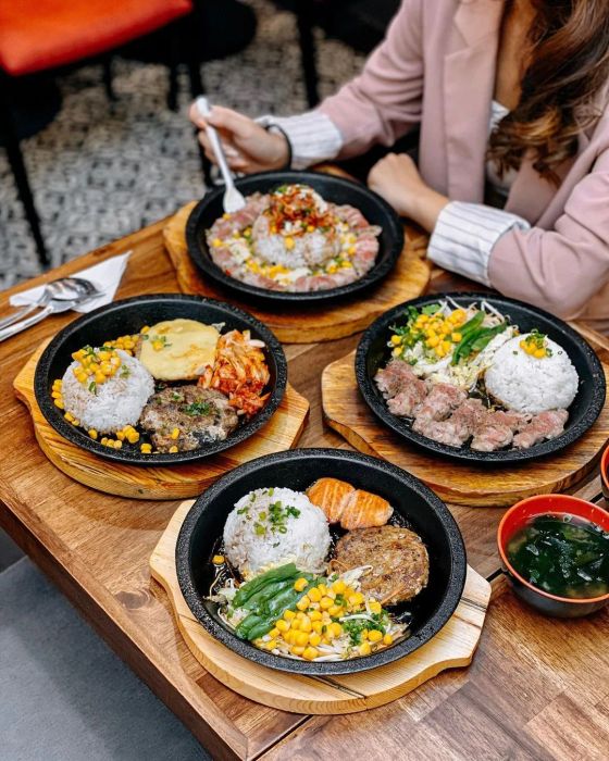 Hình ảnh món ăn Teppan nóng hổi tại HOTTO