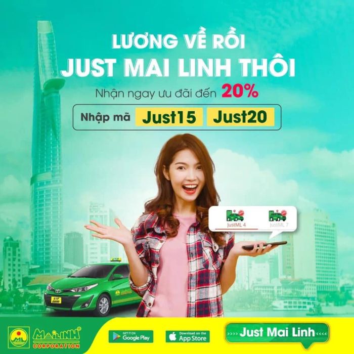 Hình ảnh đội xe Taxi Mai Linh Vũng Tàu