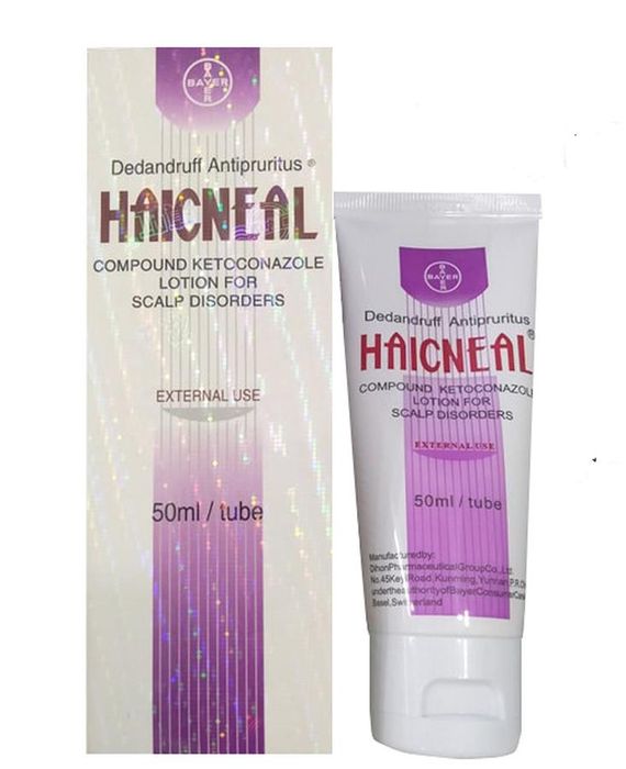 Hình ảnh chân thực dầu gội Haicneal - Giải pháp vàng cho da đầu nhiều gàu và nấm (ảnh 1)