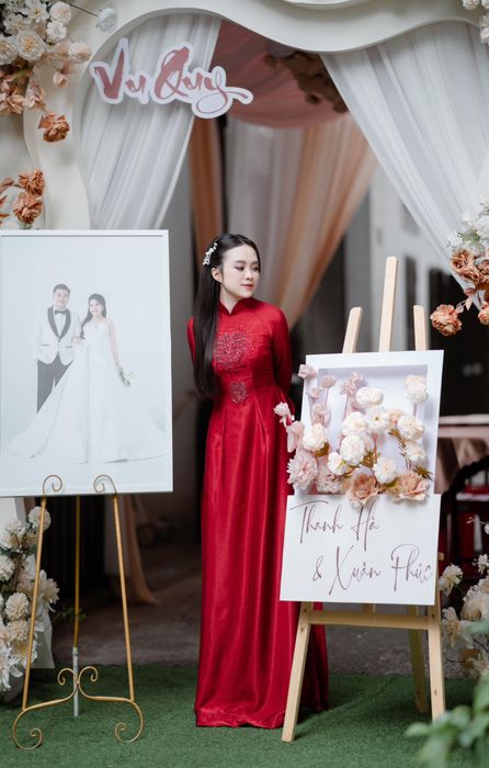 Bộ sưu tập áo dài cưới đa dạng tại Dinh Nguyen Bridal