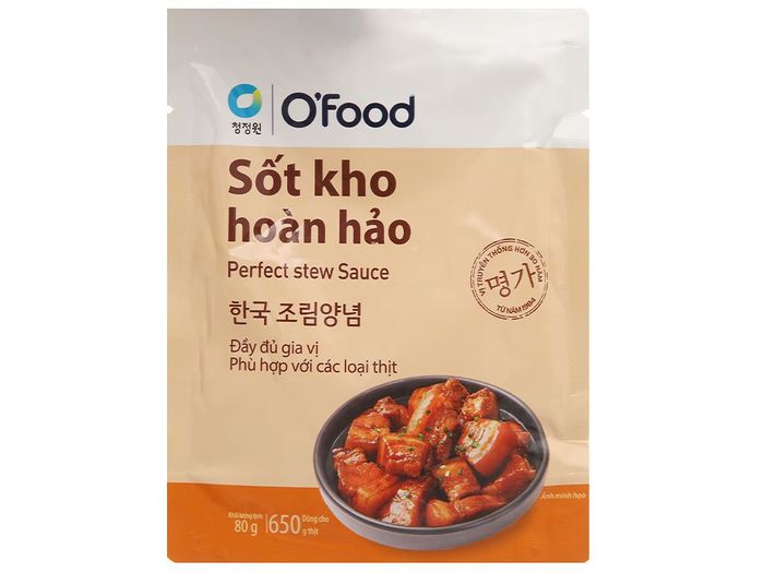 Sốt kho O'food - Hình ảnh minh họa chân thực