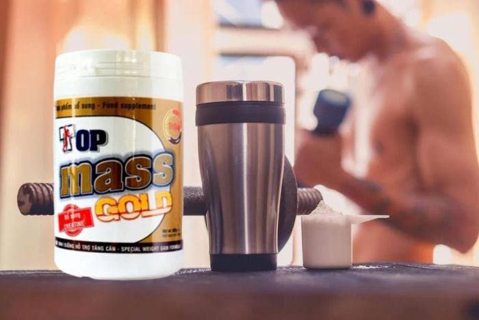 Top Mass - Sữa tăng cân hiệu quả cho người gầy Hình 1