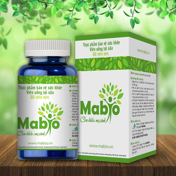 Viên uống lợi sữa Mabio ảnh 1