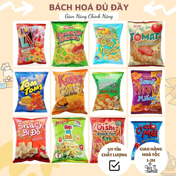 Bánh snack Oishi ảnh 1