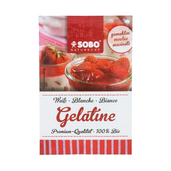 Hình ảnh Bột gelatine hữu cơ Sobo chính hãng
