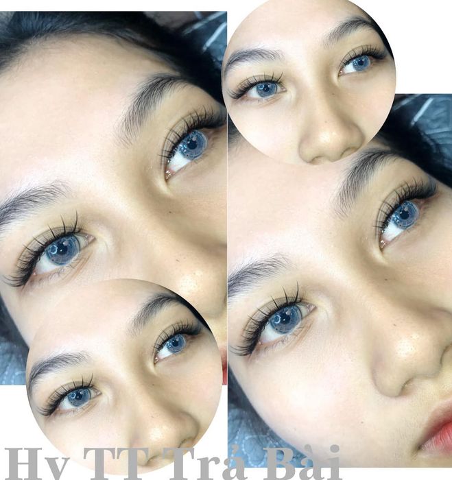 Hình ảnh thành phẩm nối mi đẹp tự nhiên từ học viên