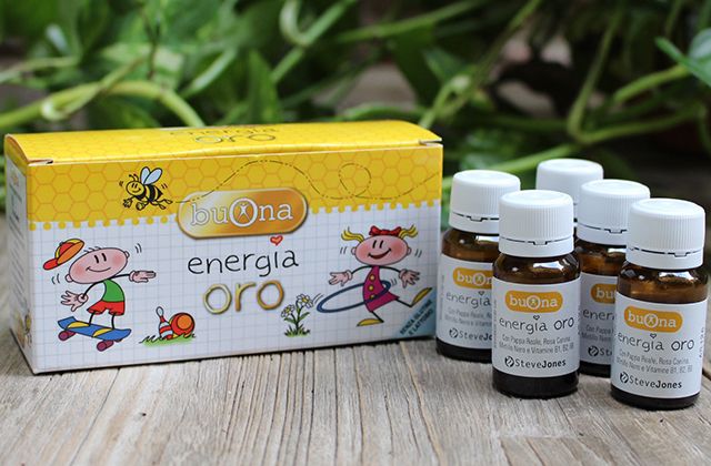Hình ảnh chi tiết chai Siro Buona Energia Oro 10ml - Dạng lỏng dễ uống, hương vị thơm ngon