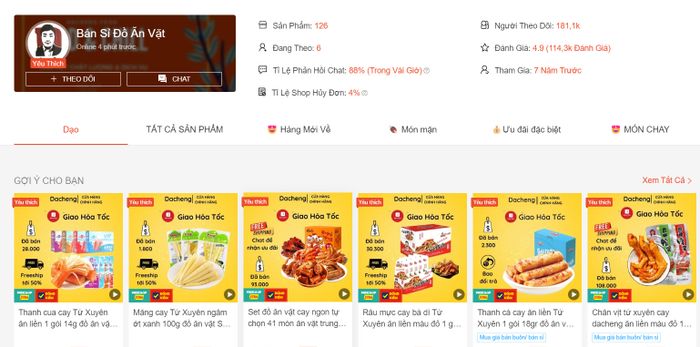 Bán Sỉ Đồ Ăn Vặt - Hình ảnh minh họa 1