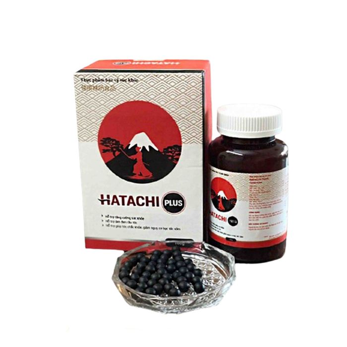 Bộ ảnh chi tiết viên uống Hatachi - Giải pháp toàn diện cho tóc bạc sớm