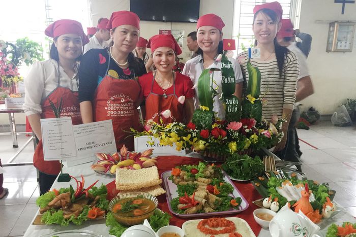 Không gian ẩm thực đầy sắc màu