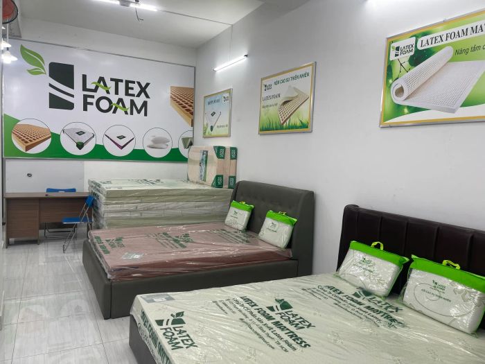 Hình ảnh dây chuyền sản xuất nệm LATEX FOAM hiện đại