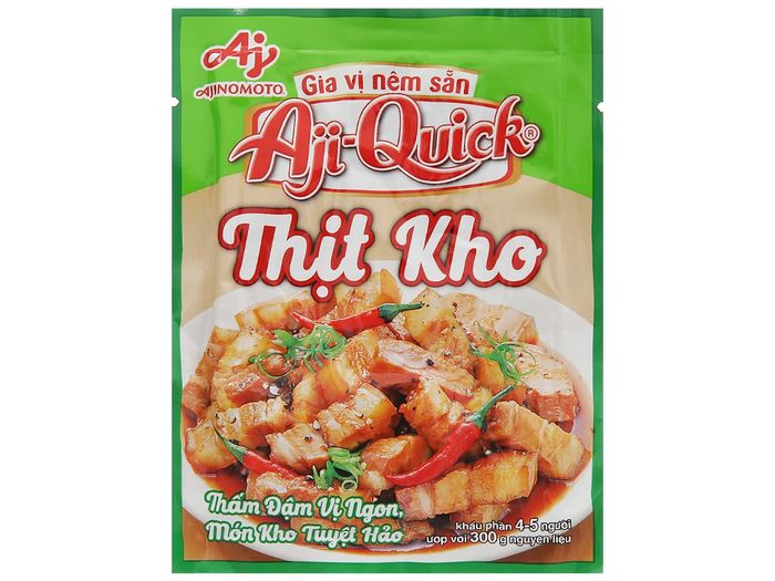 Gia vị nêm sẵn thịt kho Aji-Quick ảnh 2 - Hình ảnh chân thực về sản phẩm gia vị tiện lợi, người bạn đồng hành của những bữa cơm đầm ấm