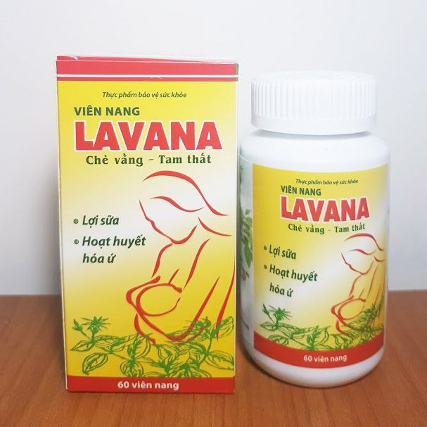 Viên uống Chè vằng lợi sữa Lavana ảnh 1