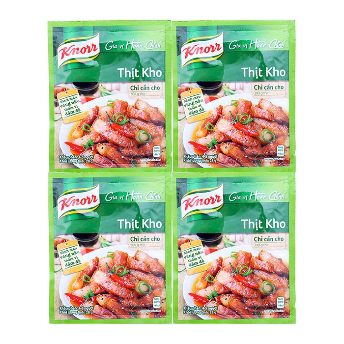 Gia Vị Hoàn Chỉnh - Thịt kho Knorr ảnh 1 - Hình ảnh chân thực về sản phẩm gia vị cao cấp, người bạn đồng hành của những bữa cơm đầm ấm