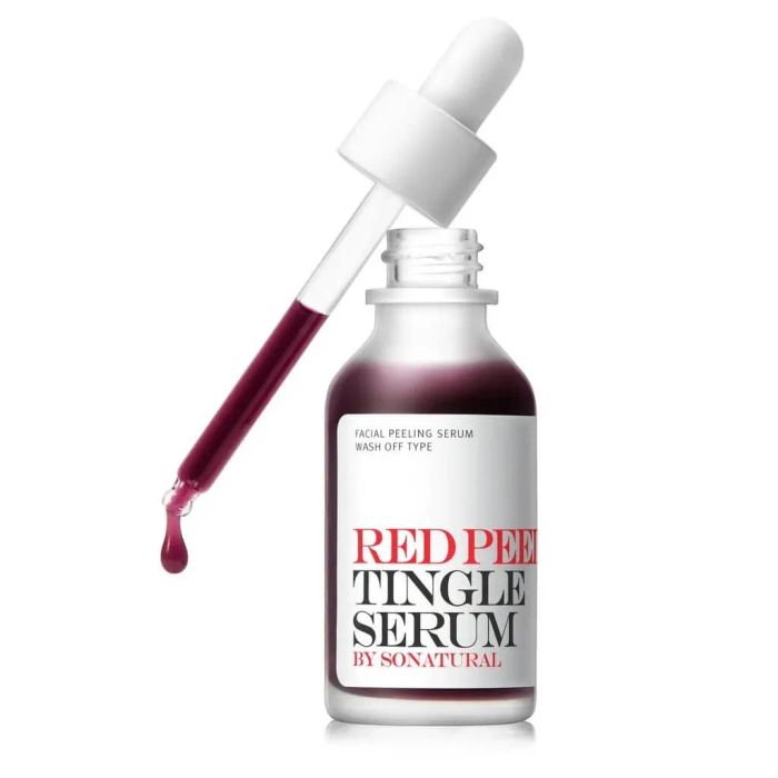 Bộ sưu tập hình ảnh: So Natural Red Peel Tingle Serum - Sản phẩm 'đổi màu' thần kỳ từ đỏ sang tím khi massage