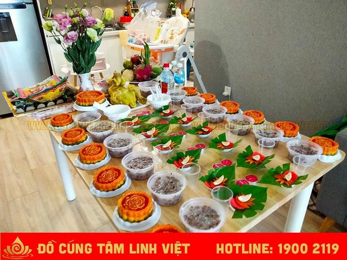 Hình ảnh mâm cúng truyền thống từ Đồ Cúng Tâm Linh Việt