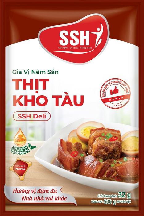 Gia vị nêm sẵn thịt kho tàu SSH Deli ảnh 2 - Góc nhìn cận cảnh về sản phẩm gia vị cao cấp, kết tinh tinh hoa ẩm thực truyền thống Việt