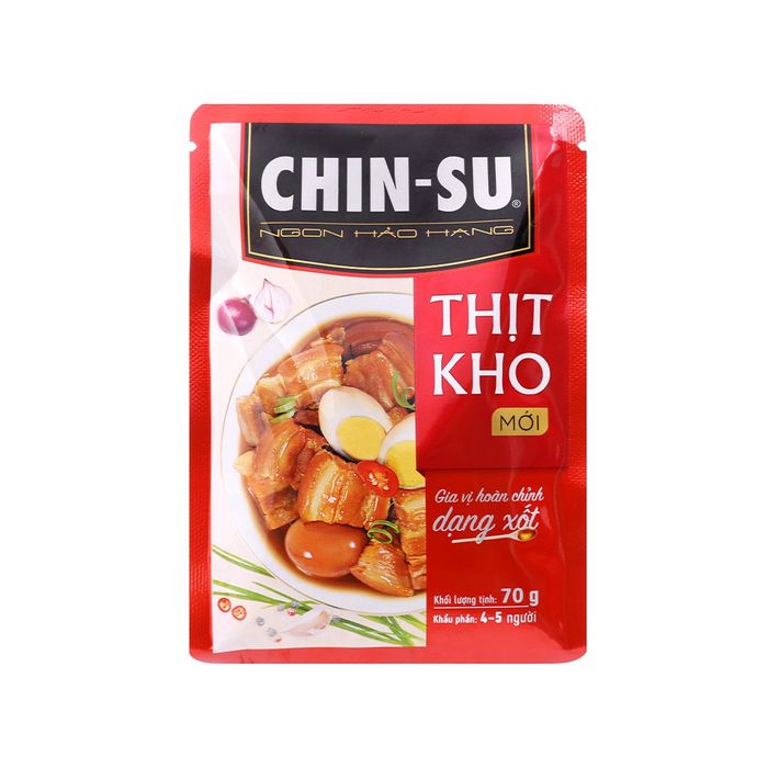 Gia vị hoàn chỉnh dạng xốt thịt kho trứng Chinsu ảnh 1 - Hình ảnh chân thực về sản phẩm chất lượng, đồng hành cùng bữa cơm gia đình đầm ấm.