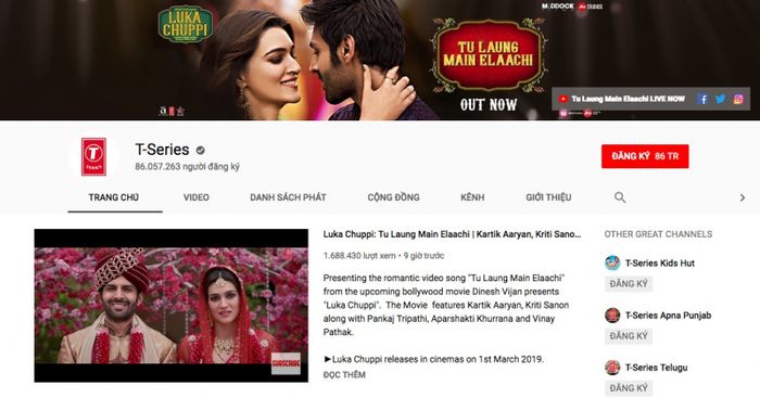 T-Series - Biểu tượng văn hóa Ấn Độ với 86 triệu người theo dõi (Ảnh 2)