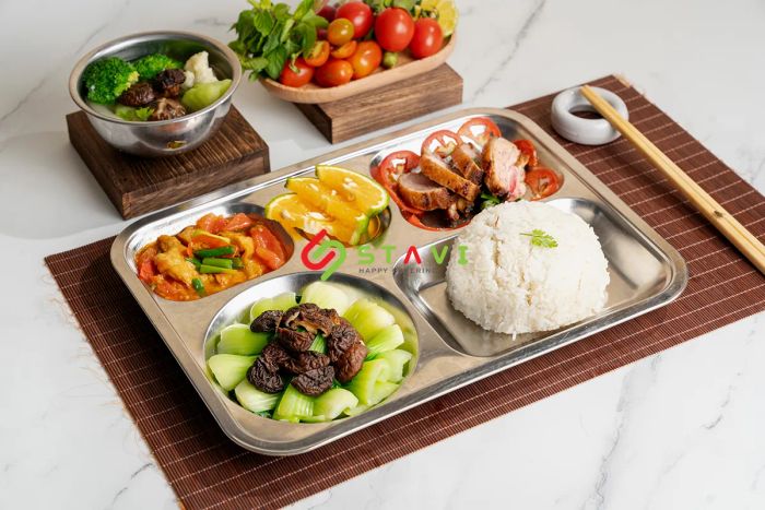 Hình ảnh hệ thống bếp công nghiệp hiện đại đạt chuẩn của STAVI