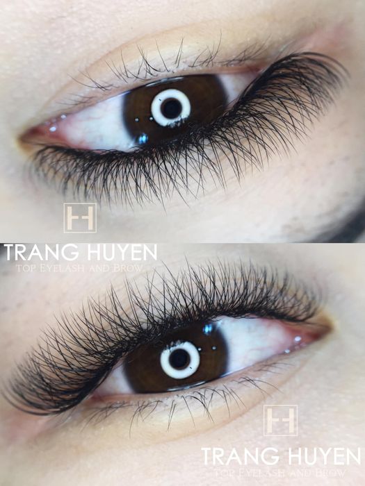 Bộ sưu tập thành phẩm nối mi nghệ thuật từ học viên Trang Huyền Beauty