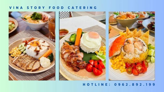 Hình ảnh hệ thống phân phối suất ăn hiện đại của Vina Story
