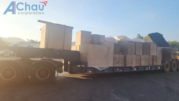 Hình ảnh đội xe vận tải hiện đại của Công Ty CP Vận Chuyển Á Châu