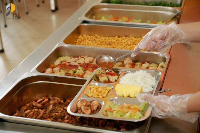 Hình ảnh nhà bếp công nghiệp hiện đại của PSA
