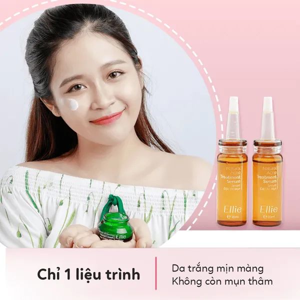Hình ảnh thực tế Serum Trị Mụn Ellie - Tinh hoa làm đẹp từ Việt Nam