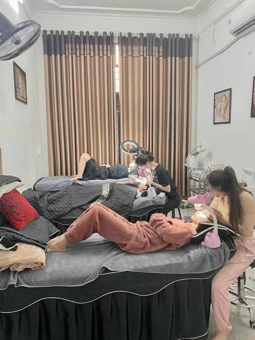 Hình ảnh thực tế nối mi tại Hằng Mi