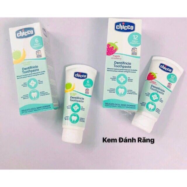 Hình ảnh minh họa kem đánh răng Chicco
