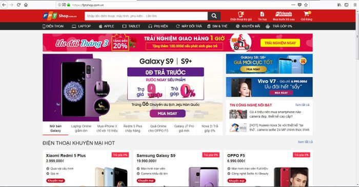 Không gian trải nghiệm công nghệ hiện đại tại FPT Shop