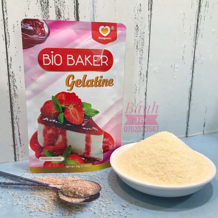 Hình ảnh chi tiết Bột Gelatin BIO BAKER gelatine
