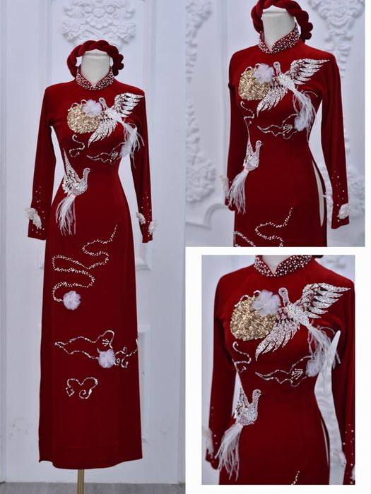 Những mẫu áo dài cưới ấn tượng từ Rin Wedding