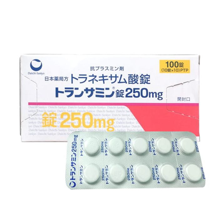 Hình ảnh chi tiết viên uống Transamin 250mg - giải pháp trị nám chuẩn Nhật
