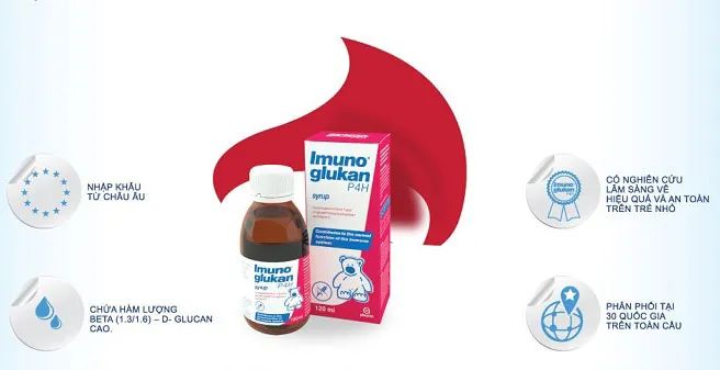 Imuno Glukan P4H - Siro hỗ trợ tăng cường sức đề kháng cho trẻ ảnh 2