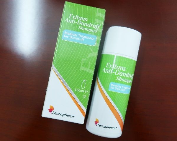 Hình ảnh dầu gội đặc trị gàu và nấm Lancopharm Exitans Anti-Dandruff Shampoo