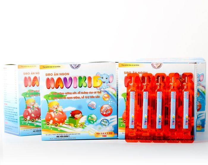Bộ ảnh minh họa Siro ăn ngon NAVIKID đầy đủ