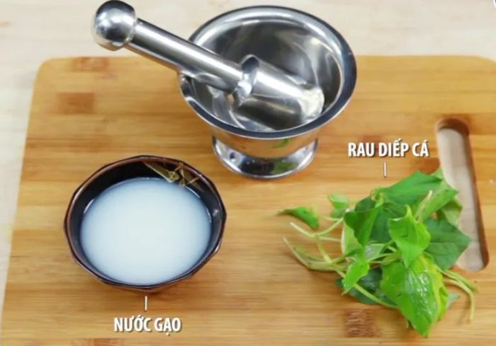 Hình ảnh minh họa: Cách chế biến lá diếp cá trị ho