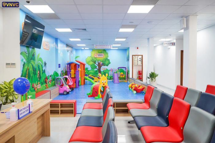 Khu vực chăm sóc sau tiêm tại VNVC Hà Tĩnh