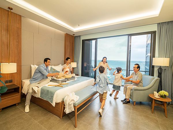 Phòng nghỉ Fleur de Lys với view biển tuyệt đẹp