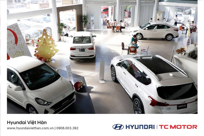 Khám phá không gian trưng bày đẳng cấp tại Hyundai Việt Hàn - nơi công nghệ hiện đại hòa quyện cùng thiết kế tinh tế