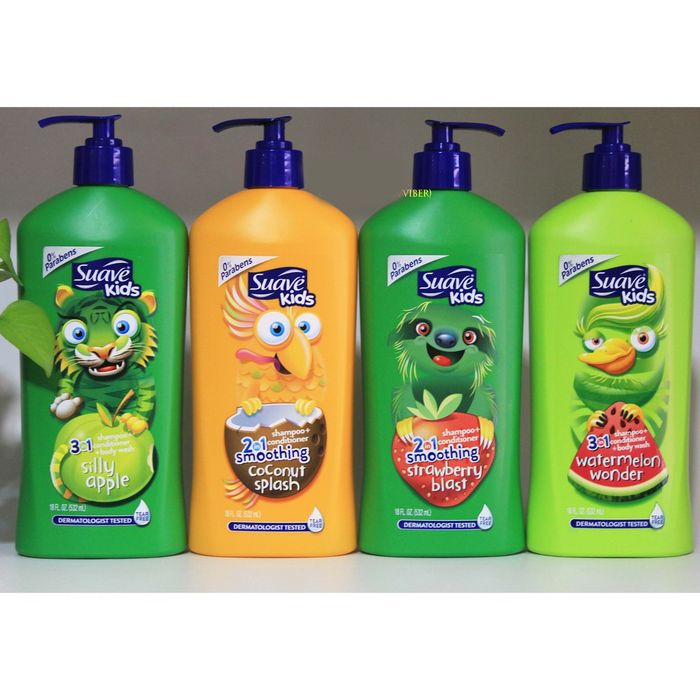 Bộ ảnh minh họa: Bé thích thú khi tắm với sữa tắm gội xả Suave Kids thơm mùi trái cây