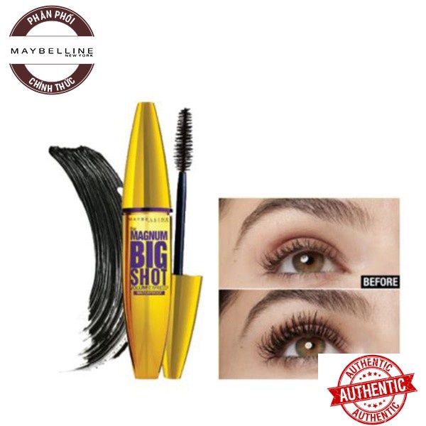 Hình ảnh minh họa hiệu ứng Maybelline The Magnum Big Shot khi sử dụng