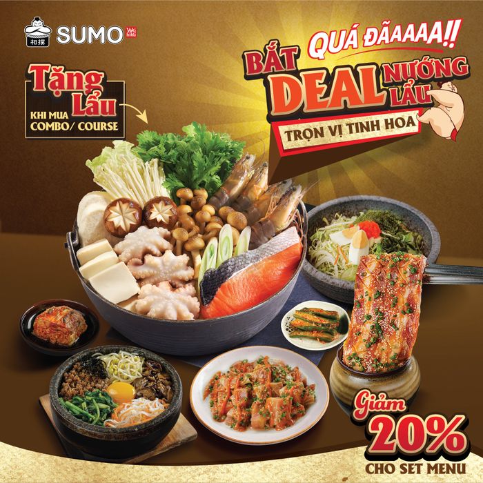 Không gian ấm cúng với phong cách Nhật Bản tại Sumo BBQ